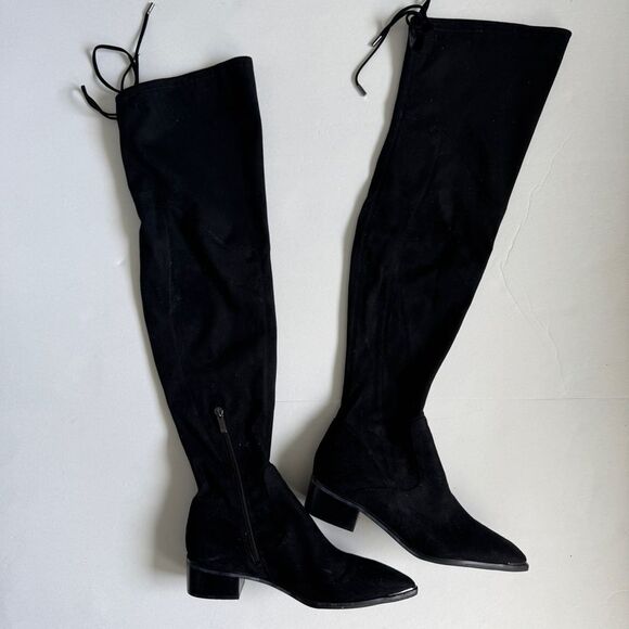 Marc Fisher Yuna Over The Knee Black Boots Size 9M - Picture 1 of 6